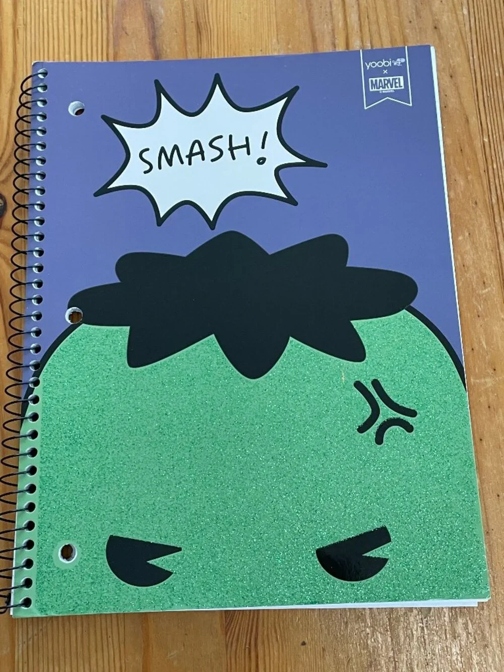 Marvel x Yoobi Hulk Smash Spiral Notebook